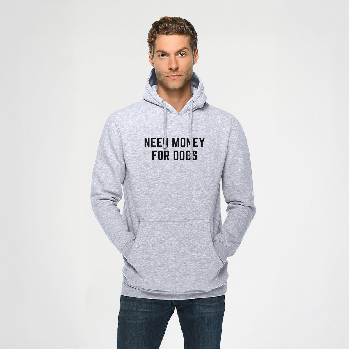 Need Money for Dogs - Heavyweight Fleece Hoodie