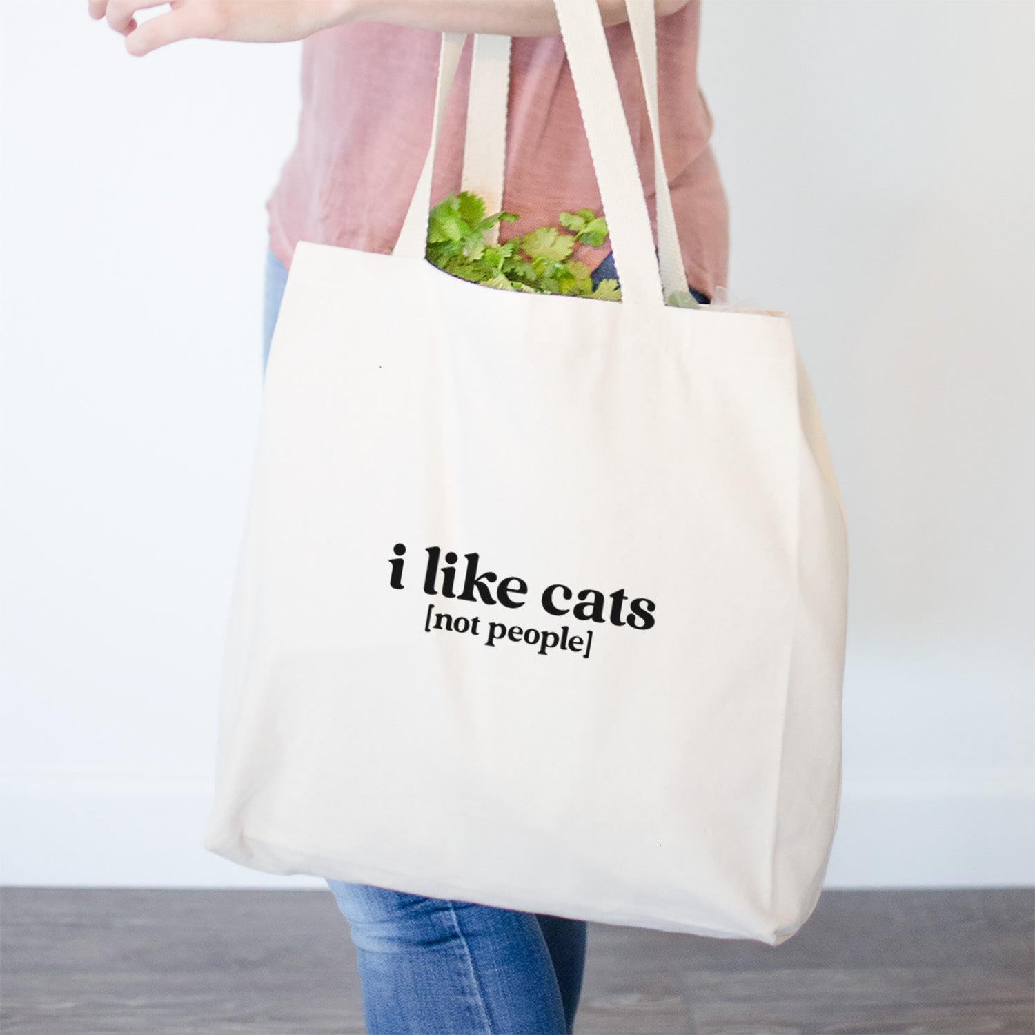 I like cats - not people- Tote Bag