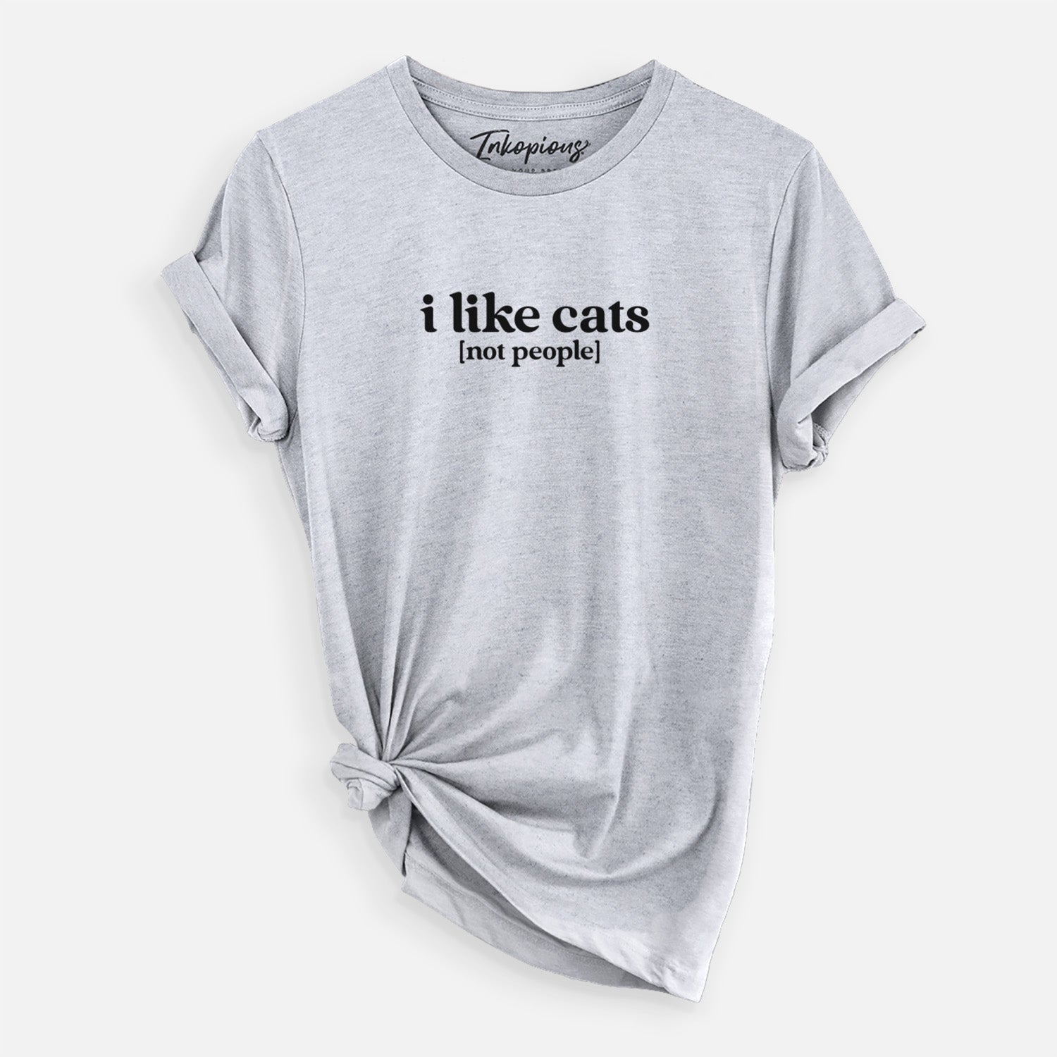 I like cats - not people - Unisex Crewneck