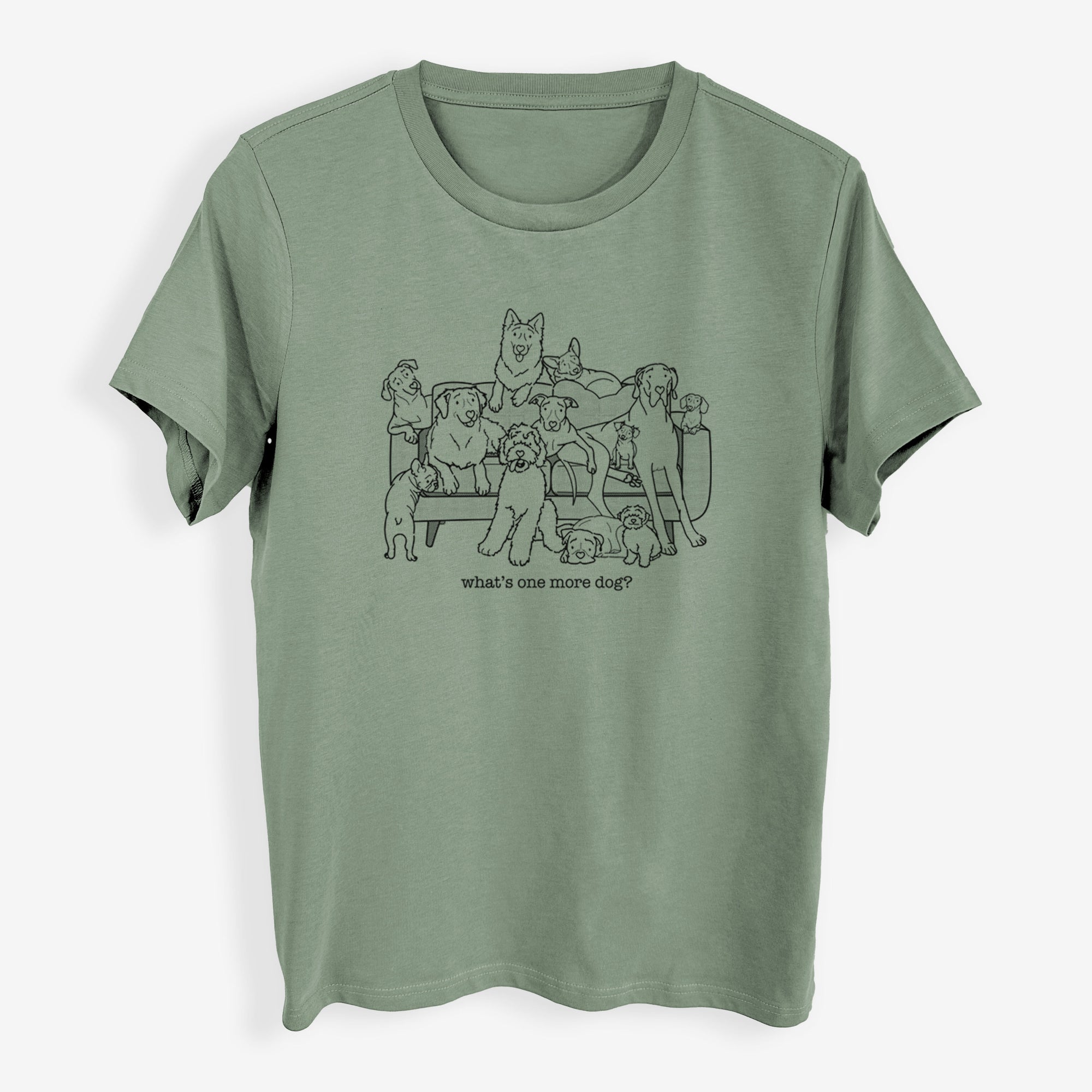 What's One More Dog? - Womens Everyday Maple Tee