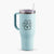 Paw with Heart - 40oz Tumbler with Handle