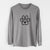 Paw with Heart - Men's Heavyweight 100% Cotton Long Sleeve