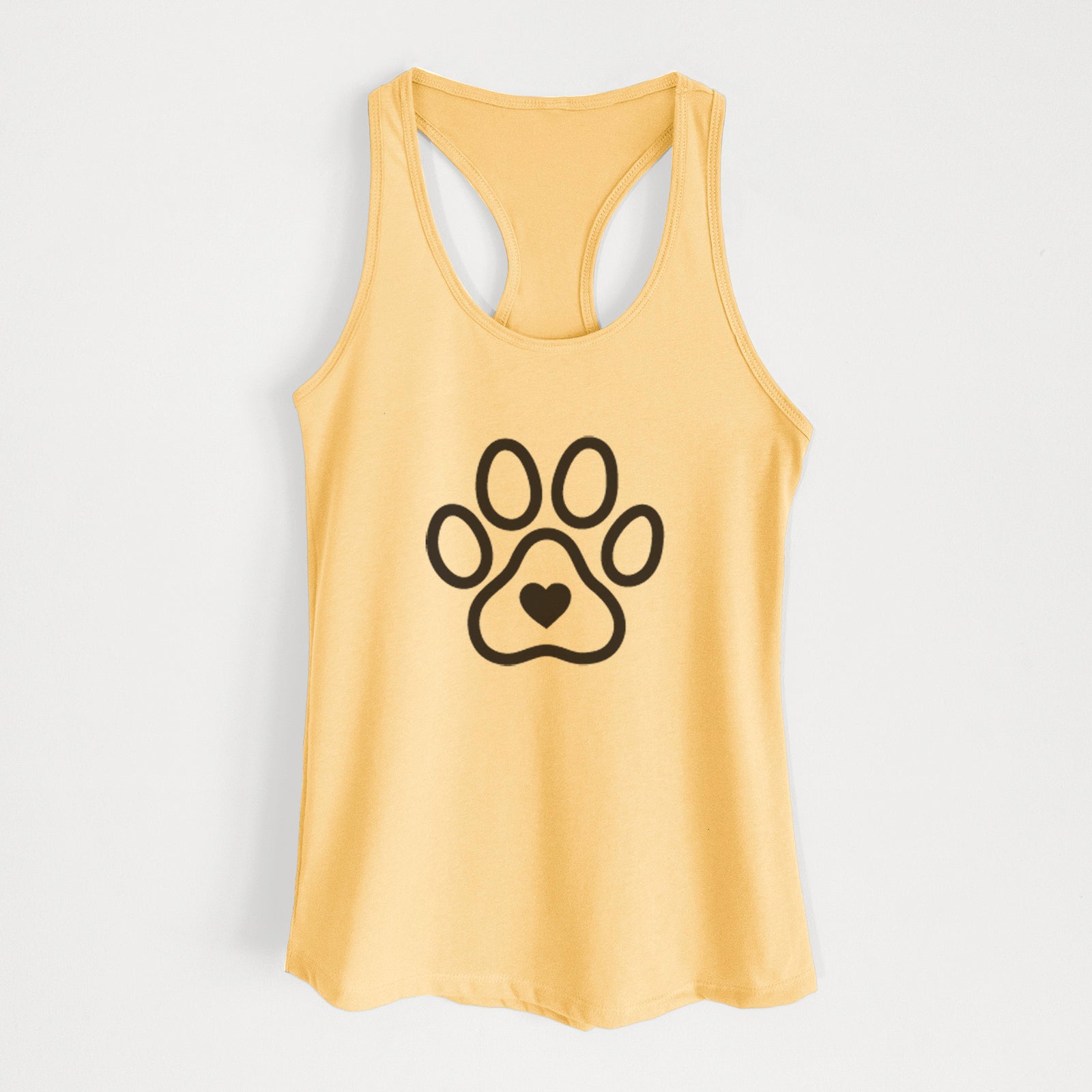 Paw with Heart - Women's Racerback Tanktop