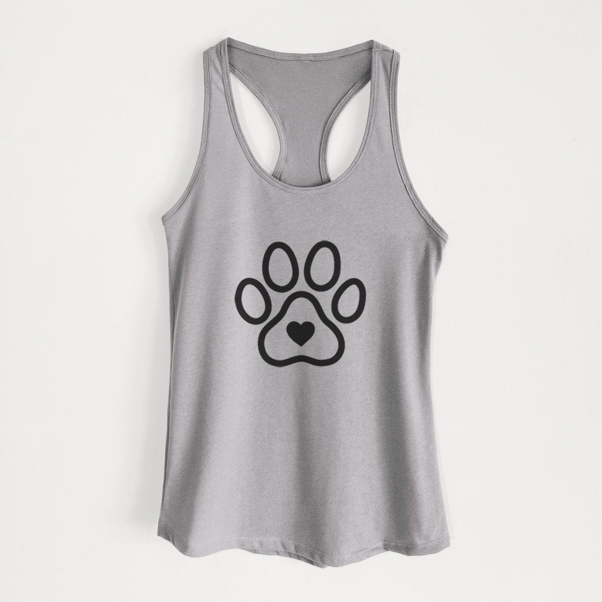 Paw with Heart - Women's Racerback Tanktop