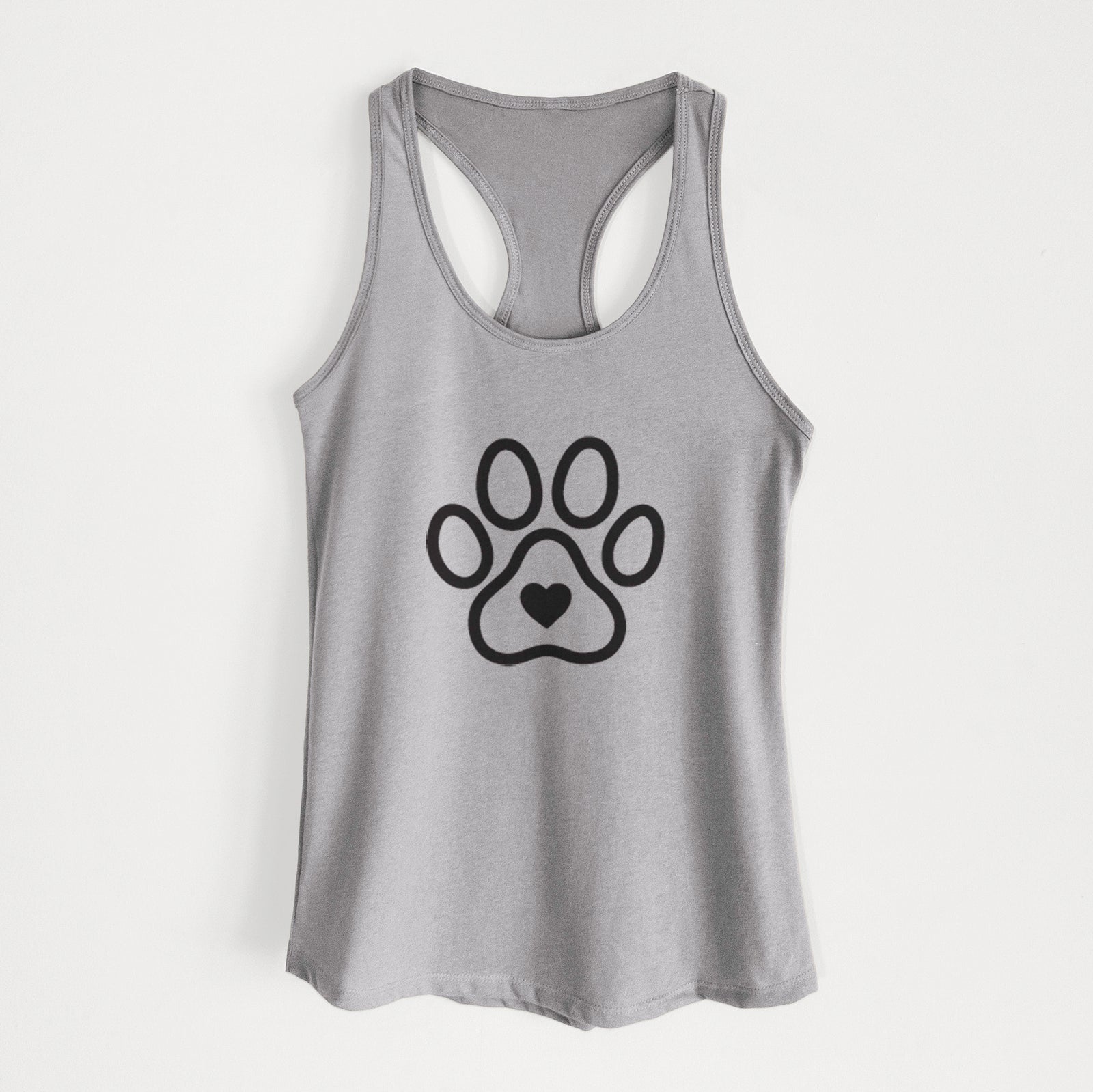 Paw with Heart - Women's Racerback Tanktop