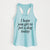 I hope you get to pet a dog today - Women's Racerback Tanktop