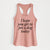 I hope you get to pet a dog today - Women's Racerback Tanktop