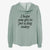 I hope you get to pet a dog today - Women's Cali Wave Zip-Up Sweatshirt