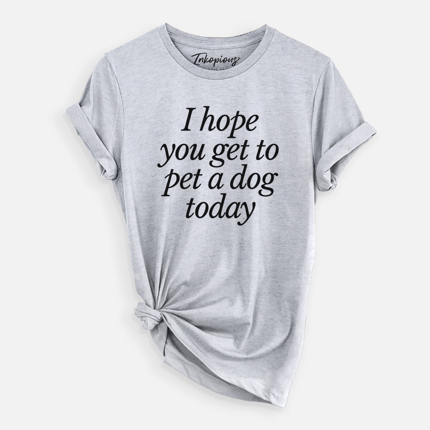 I hope you get to pet a dog today - Unisex Crewneck