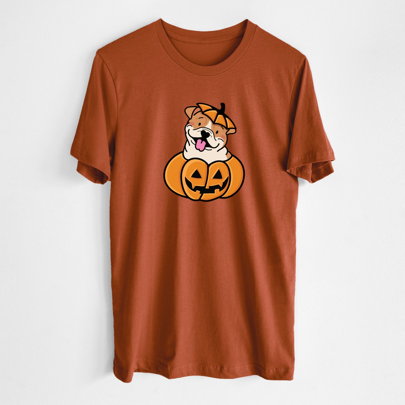 Pumpkin Pup - English Bulldog - Unisex Crewneck
