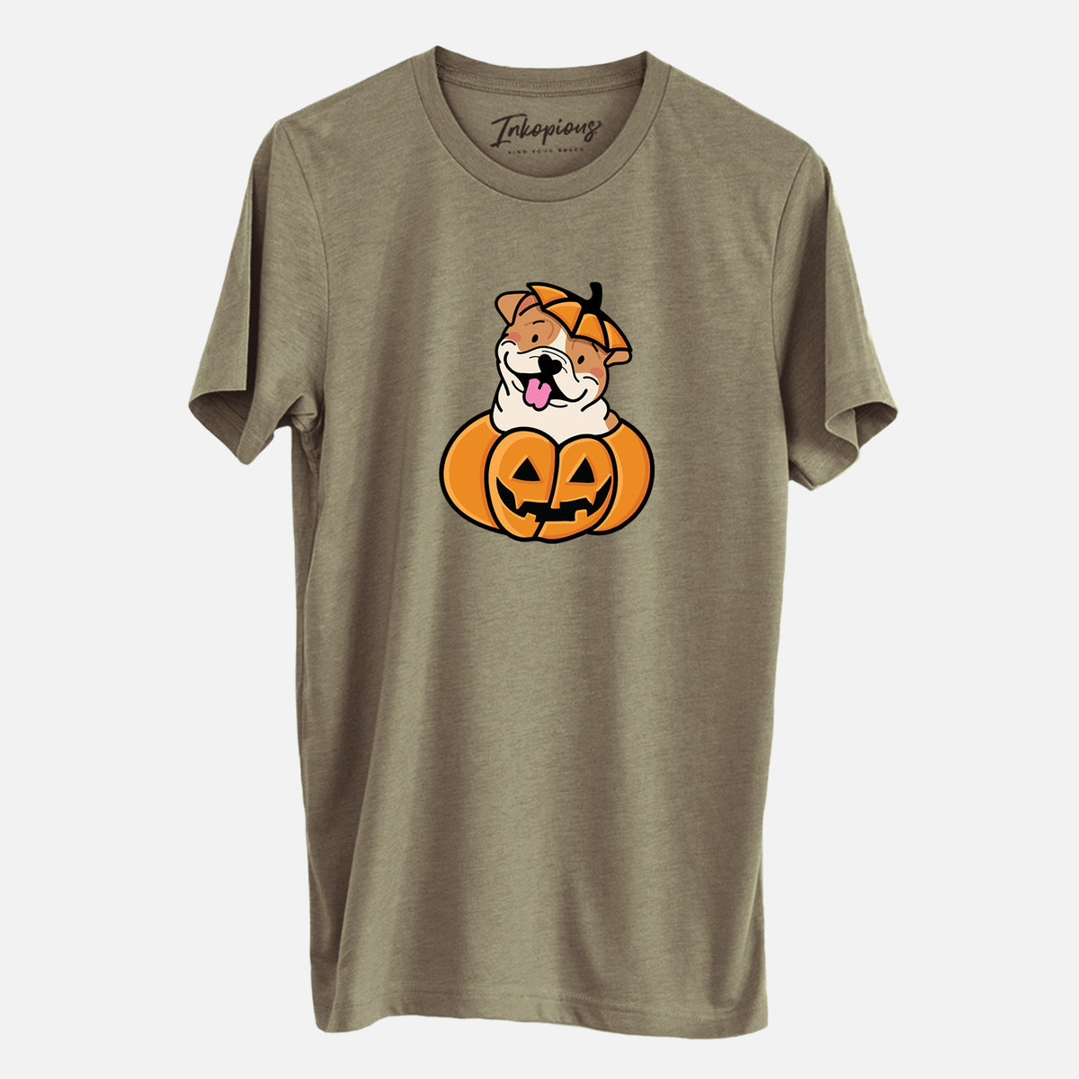 Pumpkin Pup - English Bulldog - Unisex Crewneck