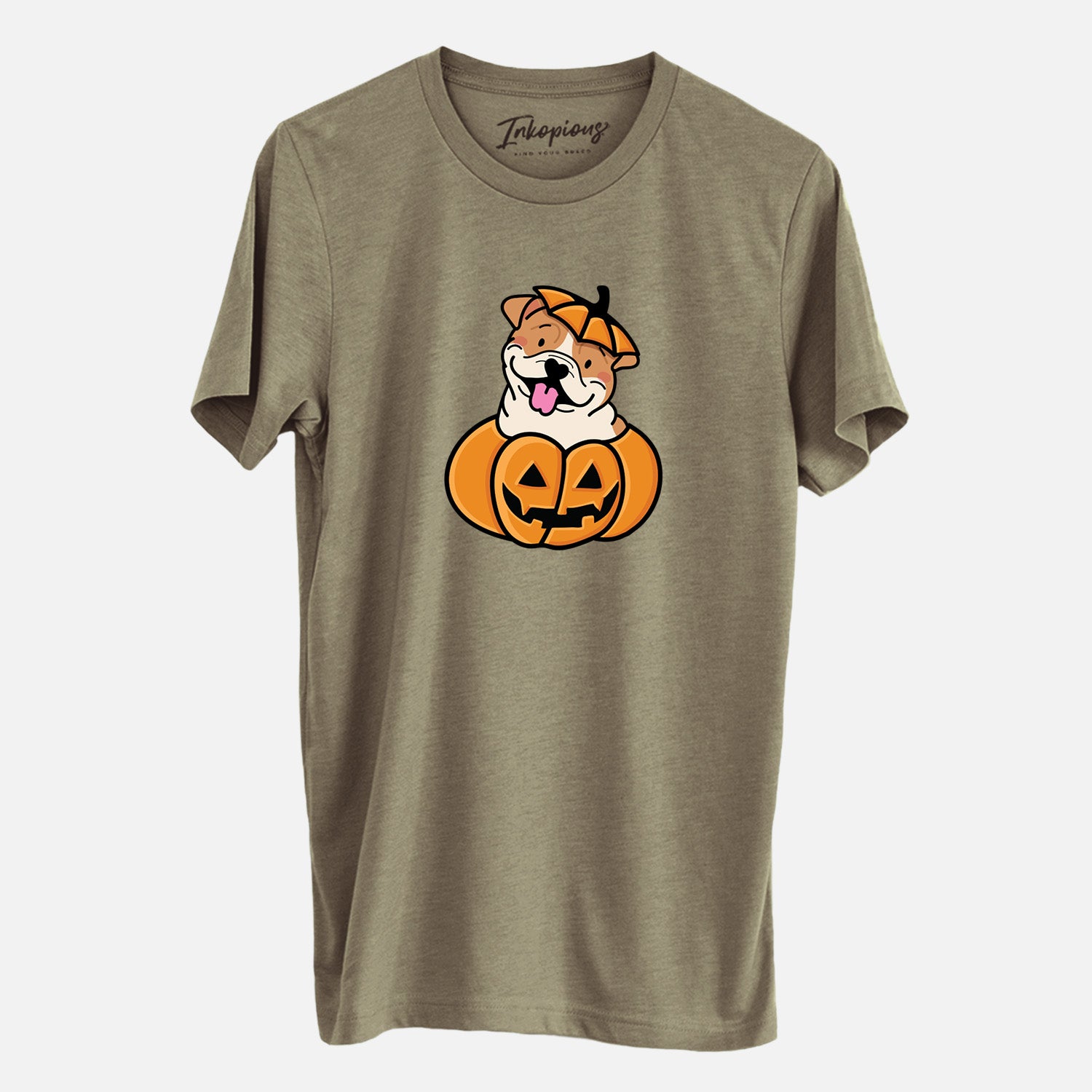 Pumpkin Pup - English Bulldog - Unisex Crewneck
