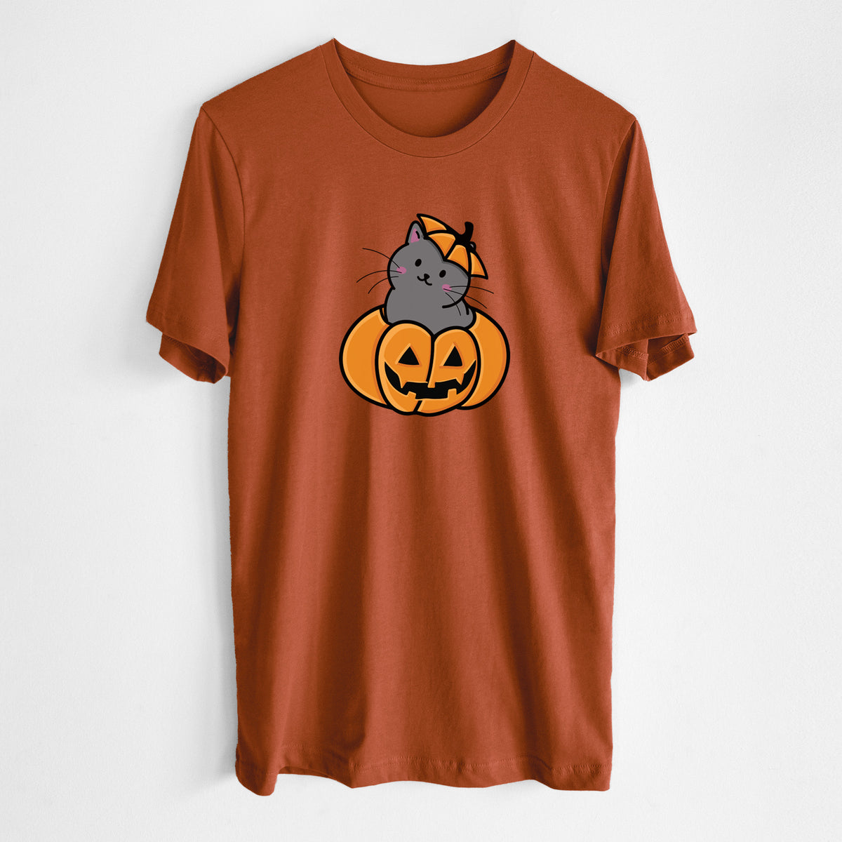 Pumpkin Cat - Black Cat - Unisex Crewneck