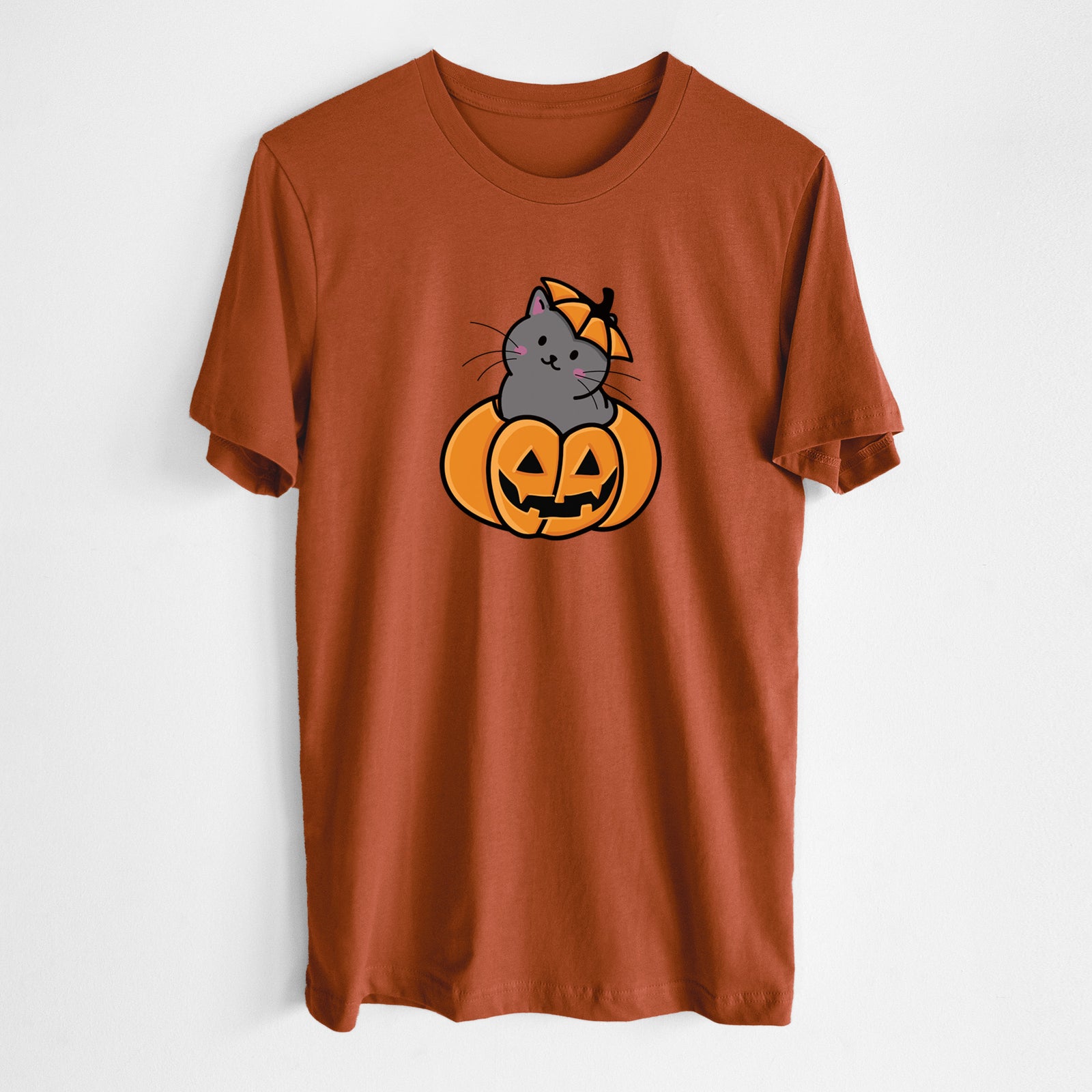 Pumpkin Cat - Black Cat - Unisex Crewneck