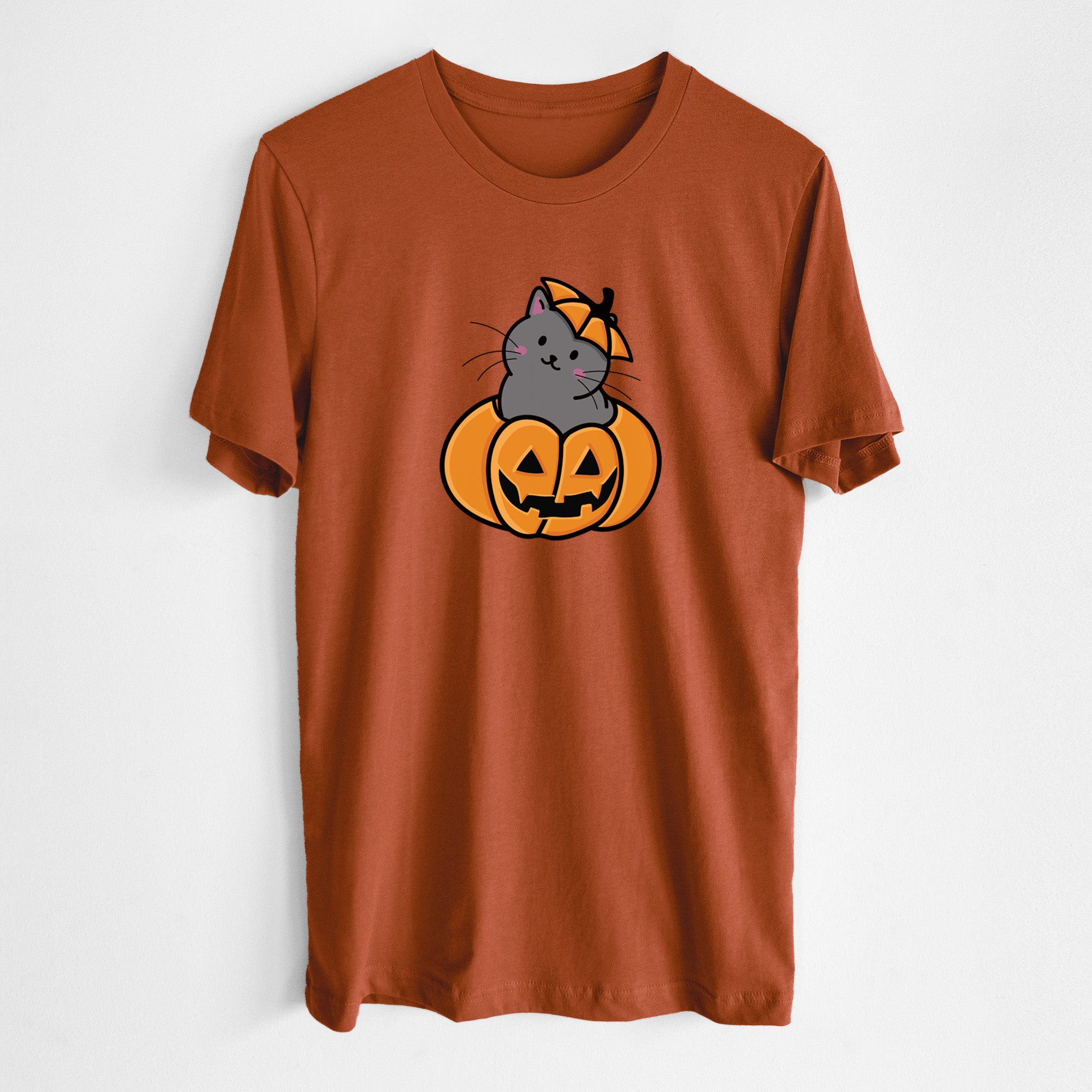 Pumpkin Cat - Black Cat - Unisex Crewneck