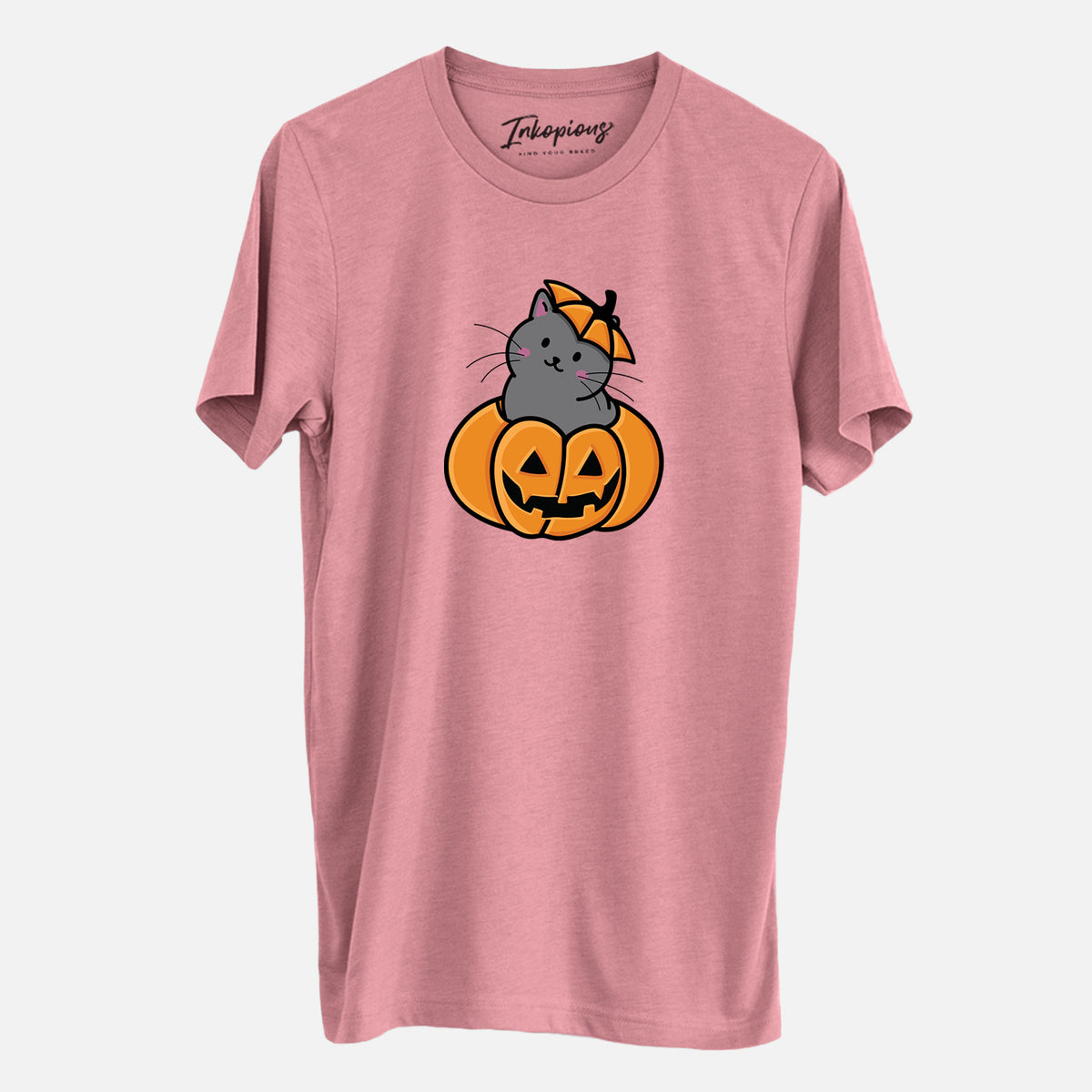 Pumpkin Cat - Black Cat - Unisex Crewneck
