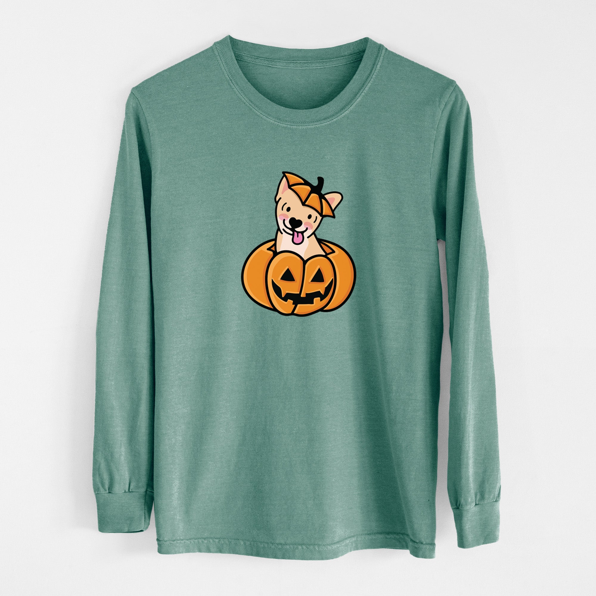 Pumpkin Pup - Chihuahua - Heavyweight 100% Cotton Long Sleeve