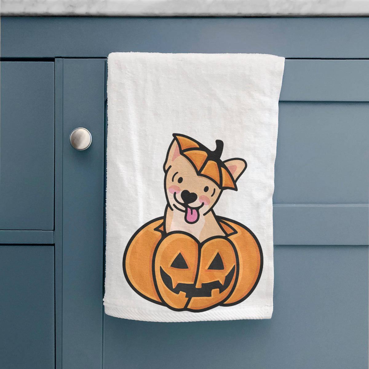 Pumpkin Pup - Chihuahua Hand Towel