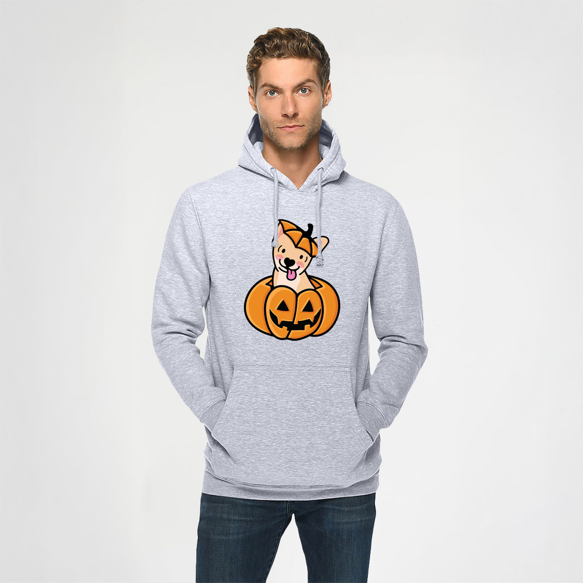 Pumpkin Pup - Chihuahua - Heavyweight Fleece Hoodie