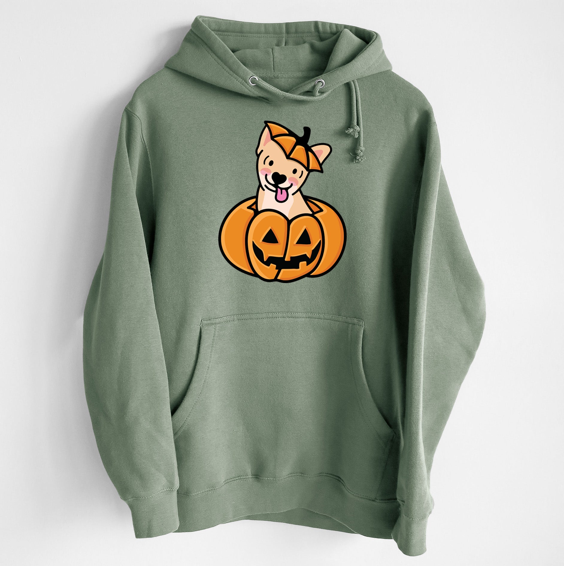 Pumpkin Pup - Chihuahua - Heavyweight Fleece Hoodie