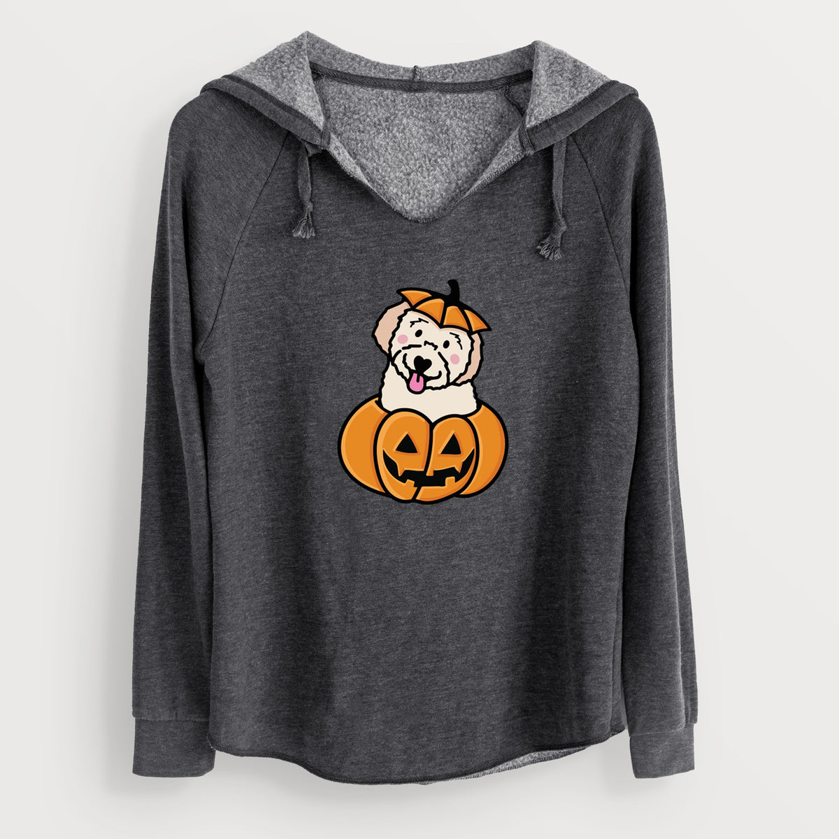 Pumpkin Pup - Doodle - Cali Wave Hooded Sweatshirt