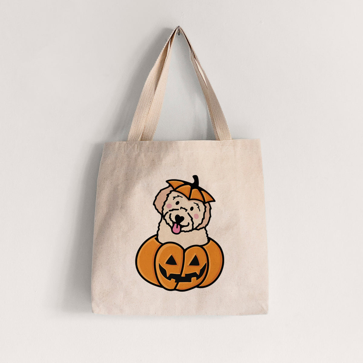 Pumpkin Pup - Doodle - Tote Bag