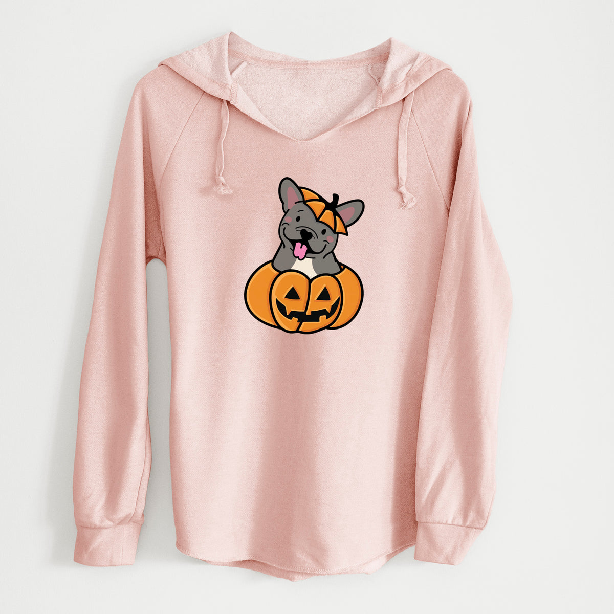 Pumpkin Pup - French Bulldog - Cali Wave Hooded Sweatshirt