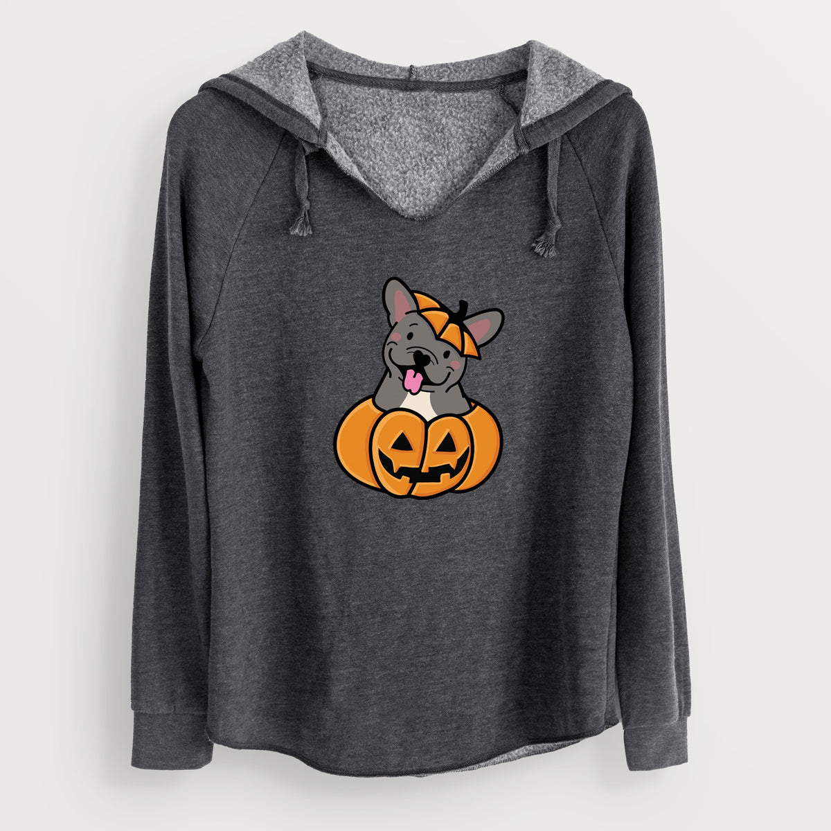 Pumpkin Pup - French Bulldog - Cali Wave Hooded Sweatshirt