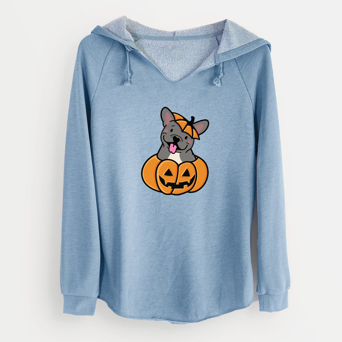 Pumpkin Pup - French Bulldog - Cali Wave Hooded Sweatshirt