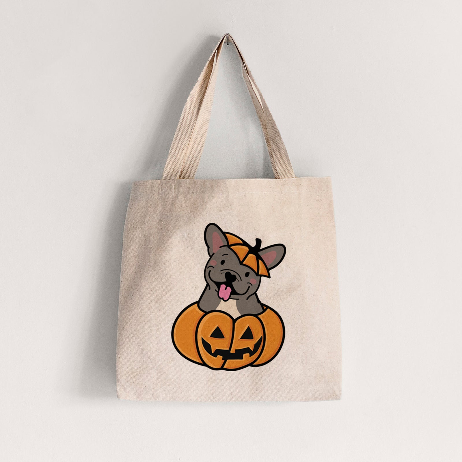 Pumpkin Pup - French Bulldog - Tote Bag