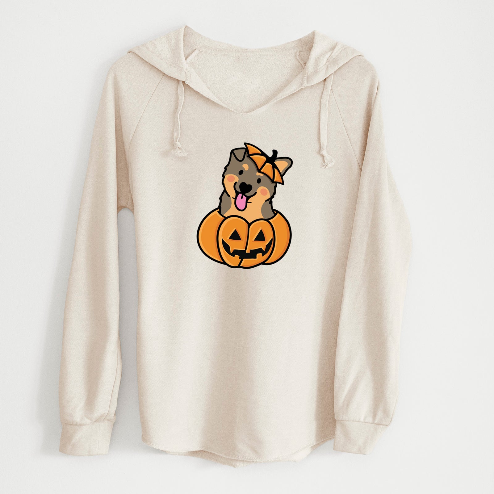 Pumpkin Pup - German Shepherd - Cali Wave Hooded Sweatshirt