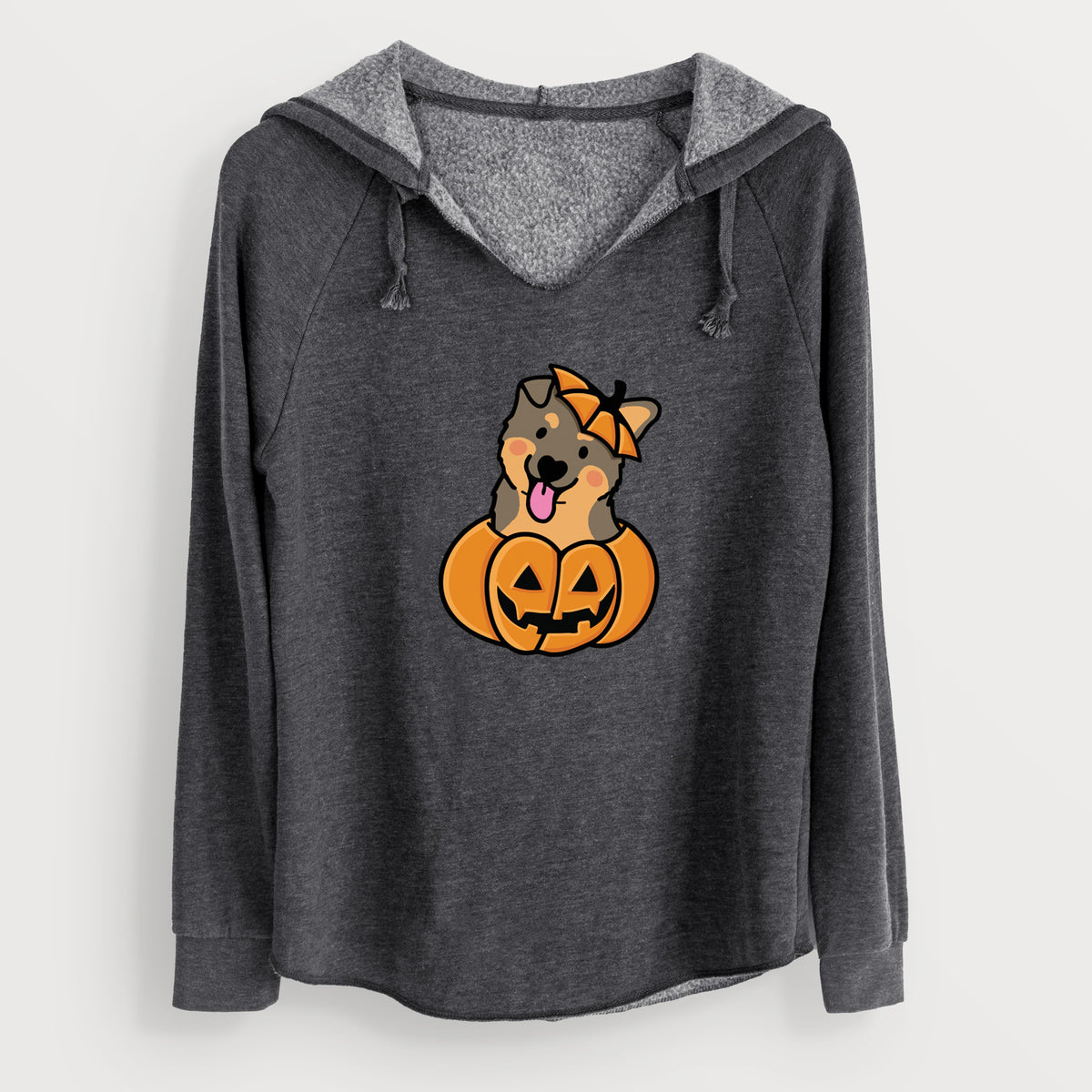 Pumpkin Pup - German Shepherd - Cali Wave Hooded Sweatshirt