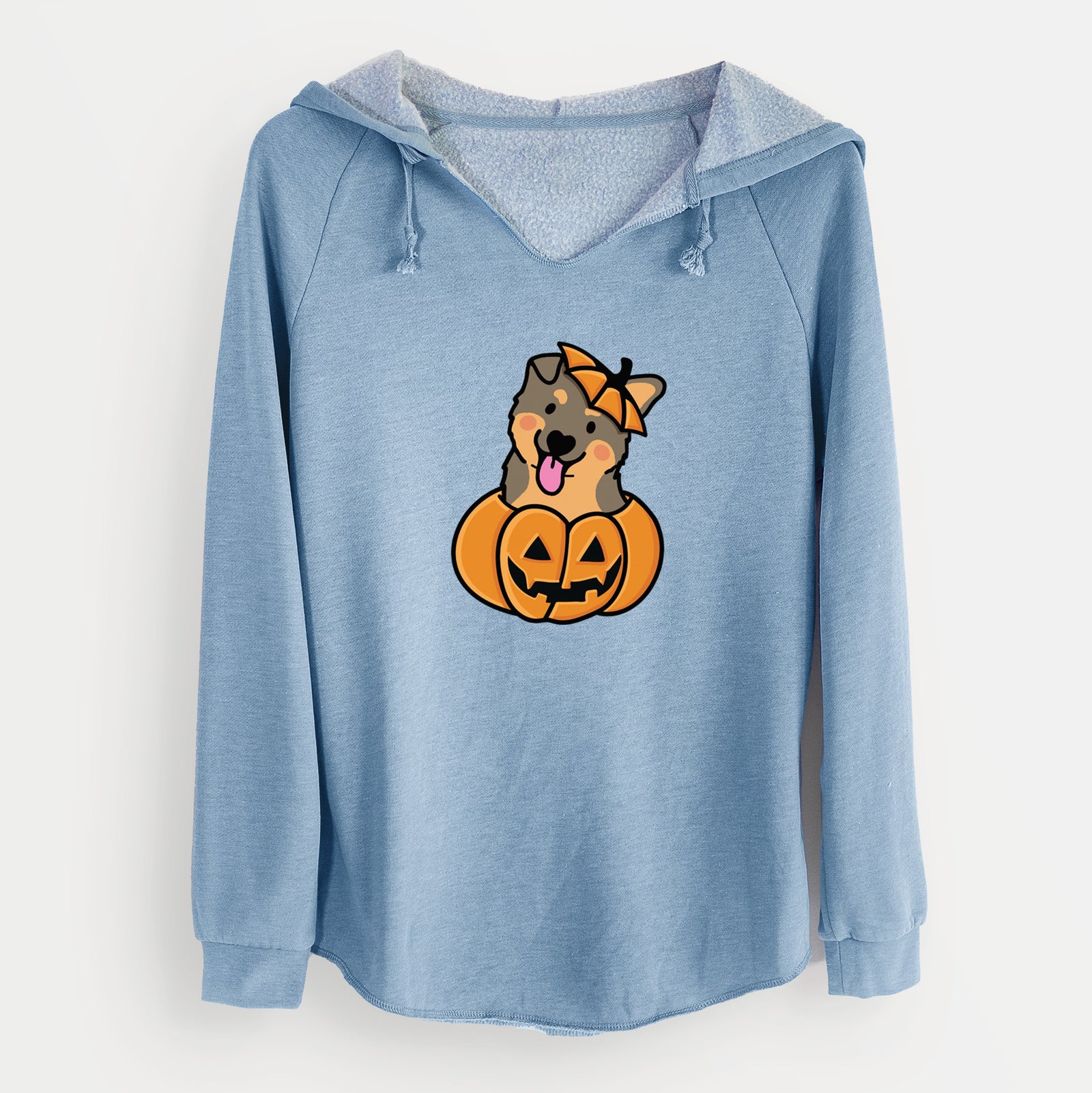 Pumpkin Pup - German Shepherd - Cali Wave Hooded Sweatshirt