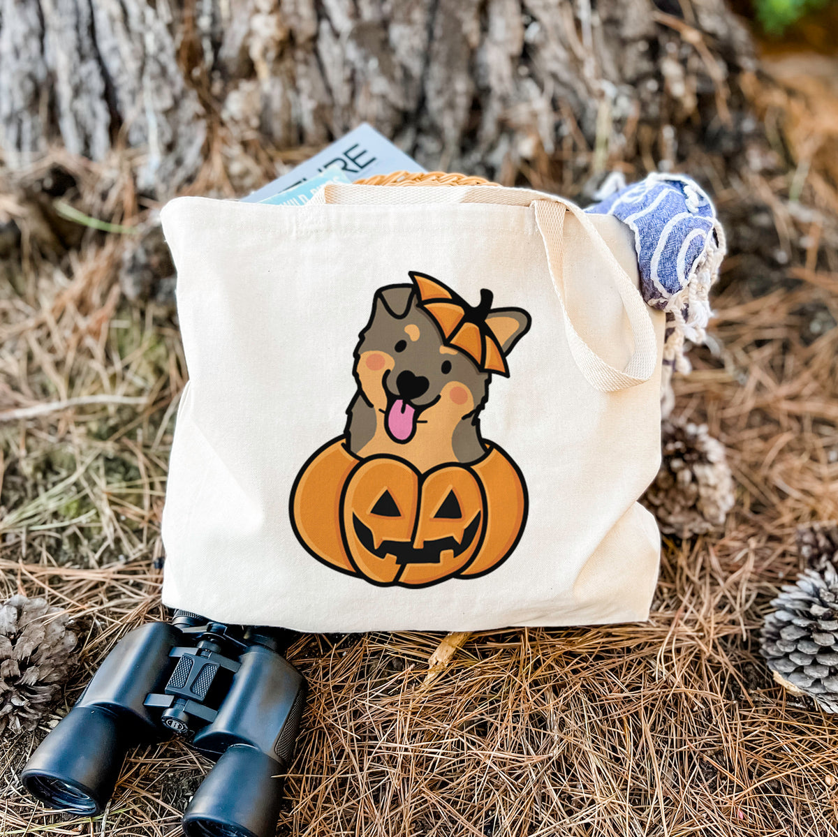 Pumpkin Pup - German Shepherd - Tote Bag