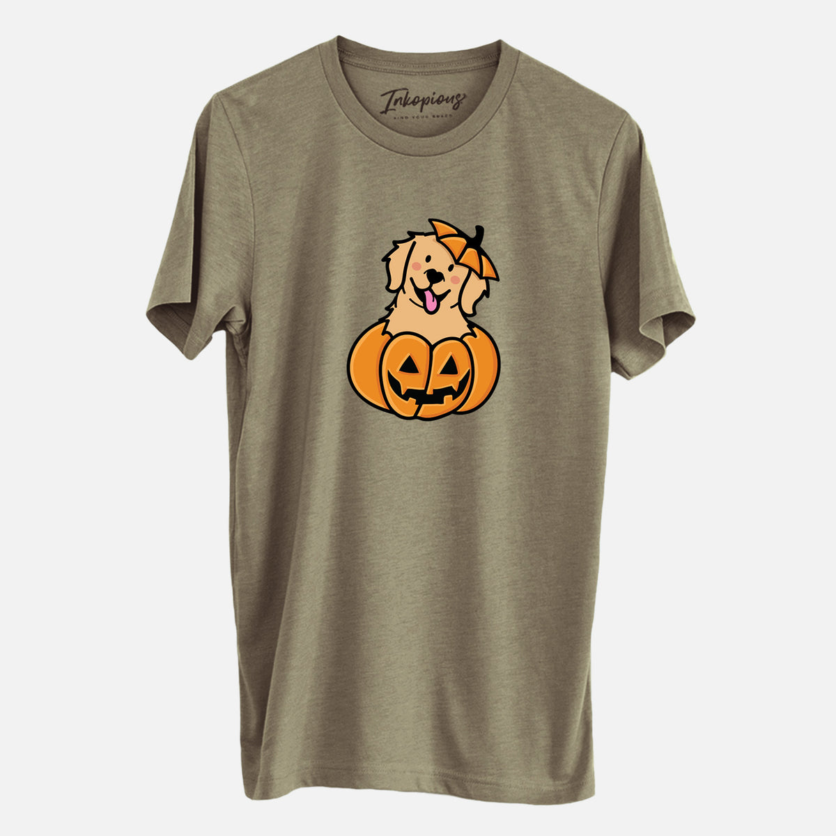 Pumpkin Pup - Golden Retriever - Unisex Crewneck