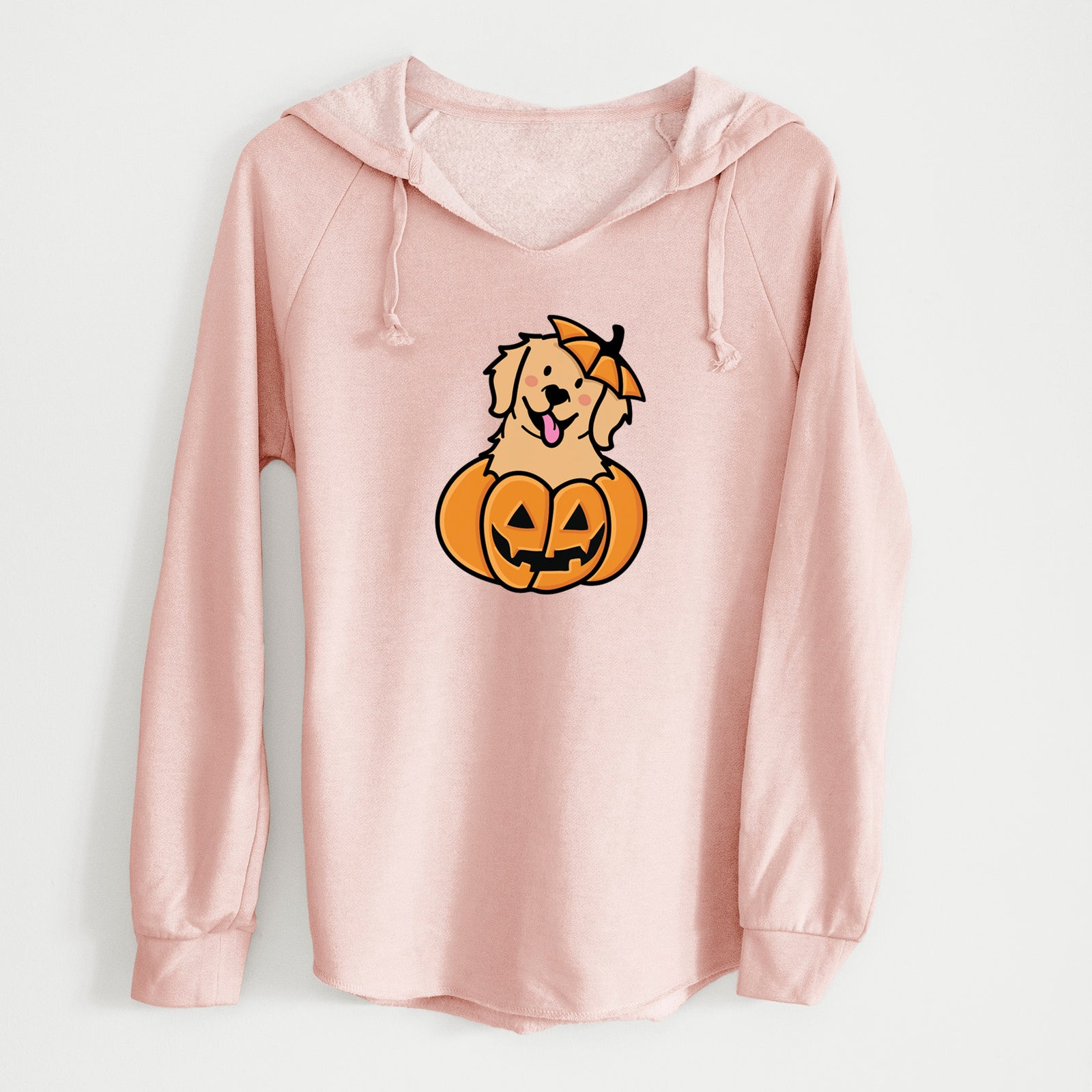 Pumpkin Pup - Golden Retriever - Cali Wave Hooded Sweatshirt
