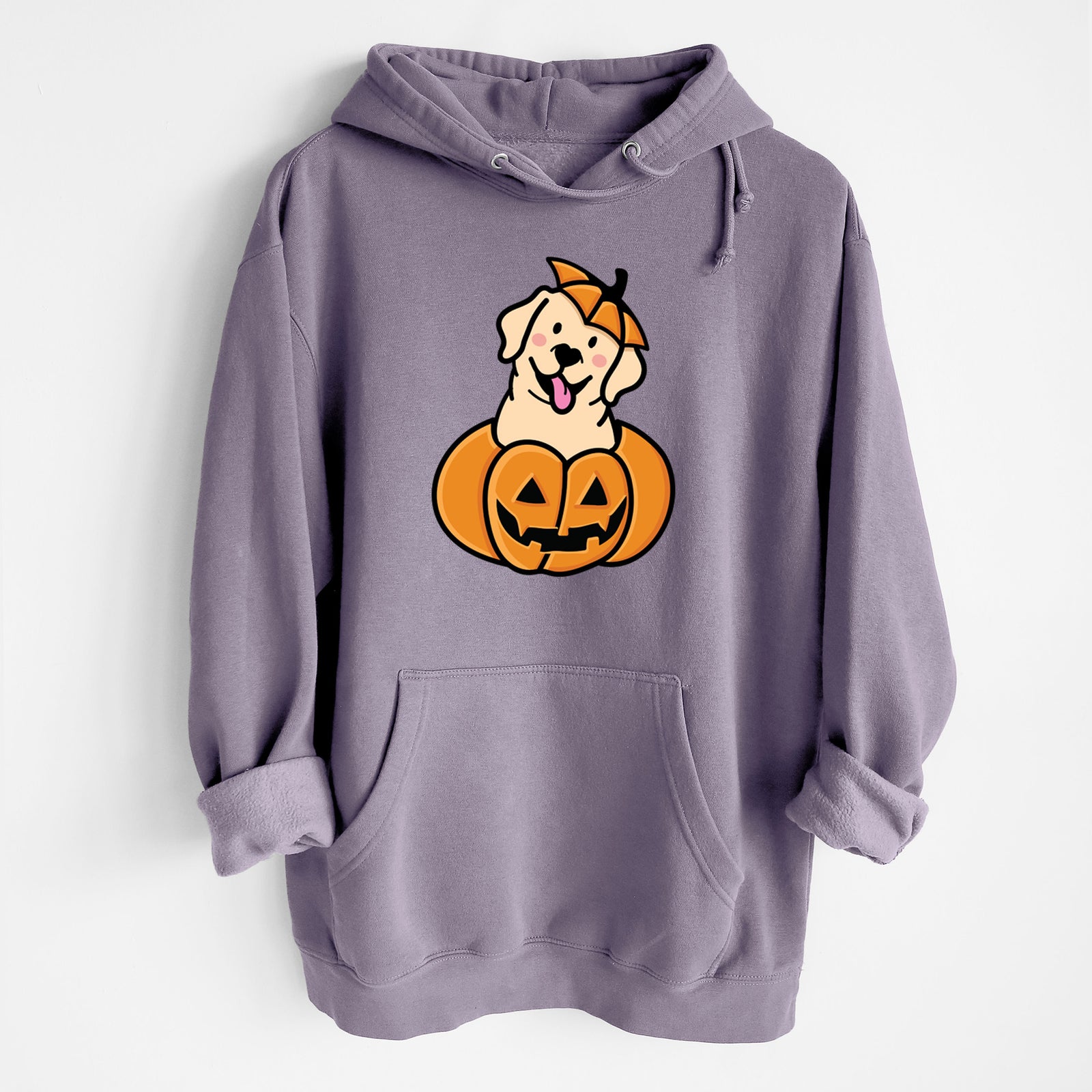 Pumpkin Pup - Labrador Retriever - Heavyweight Fleece Hoodie