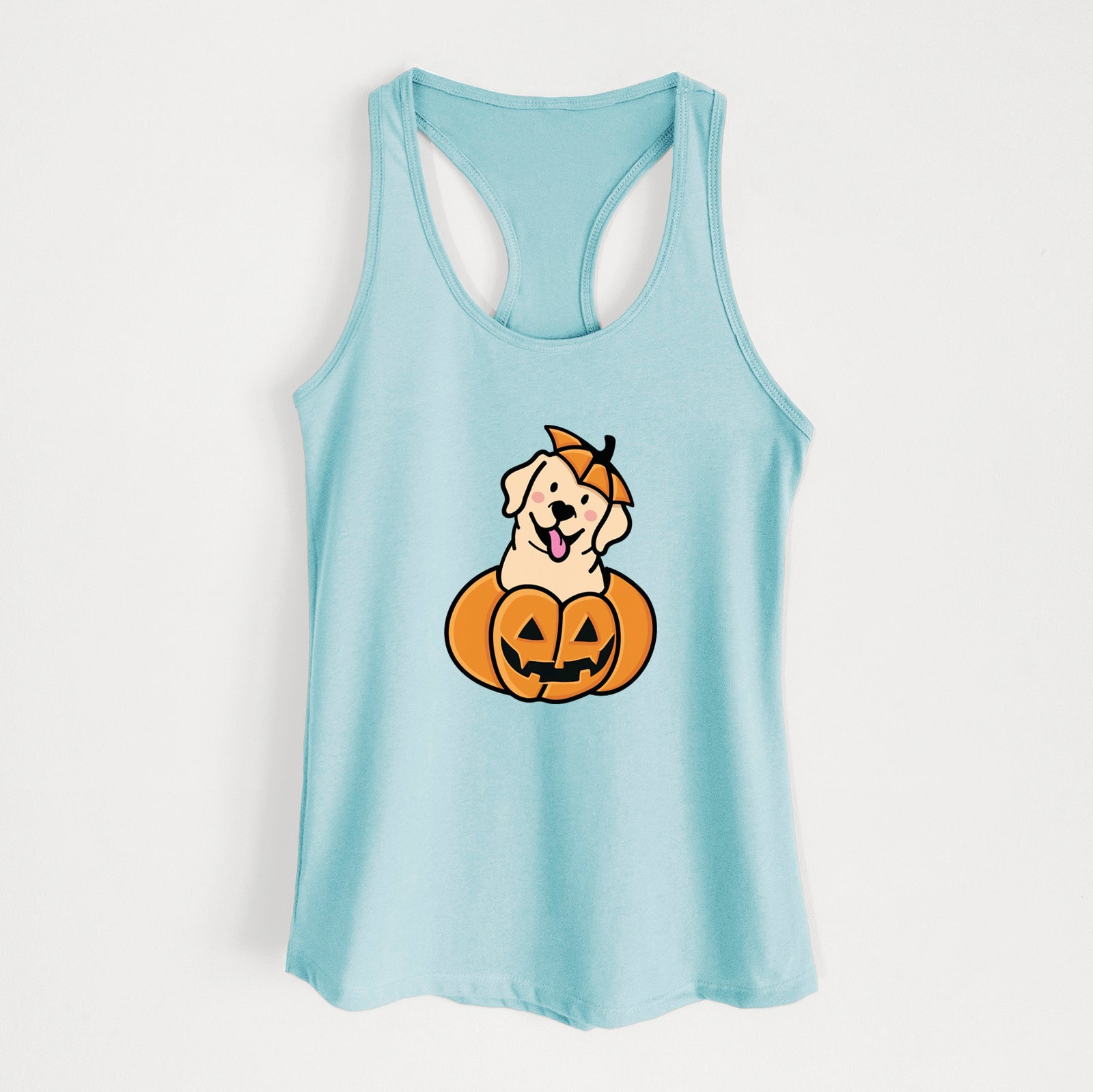 Pumpkin Pup - Labrador Retriever - Women's Racerback Tanktop