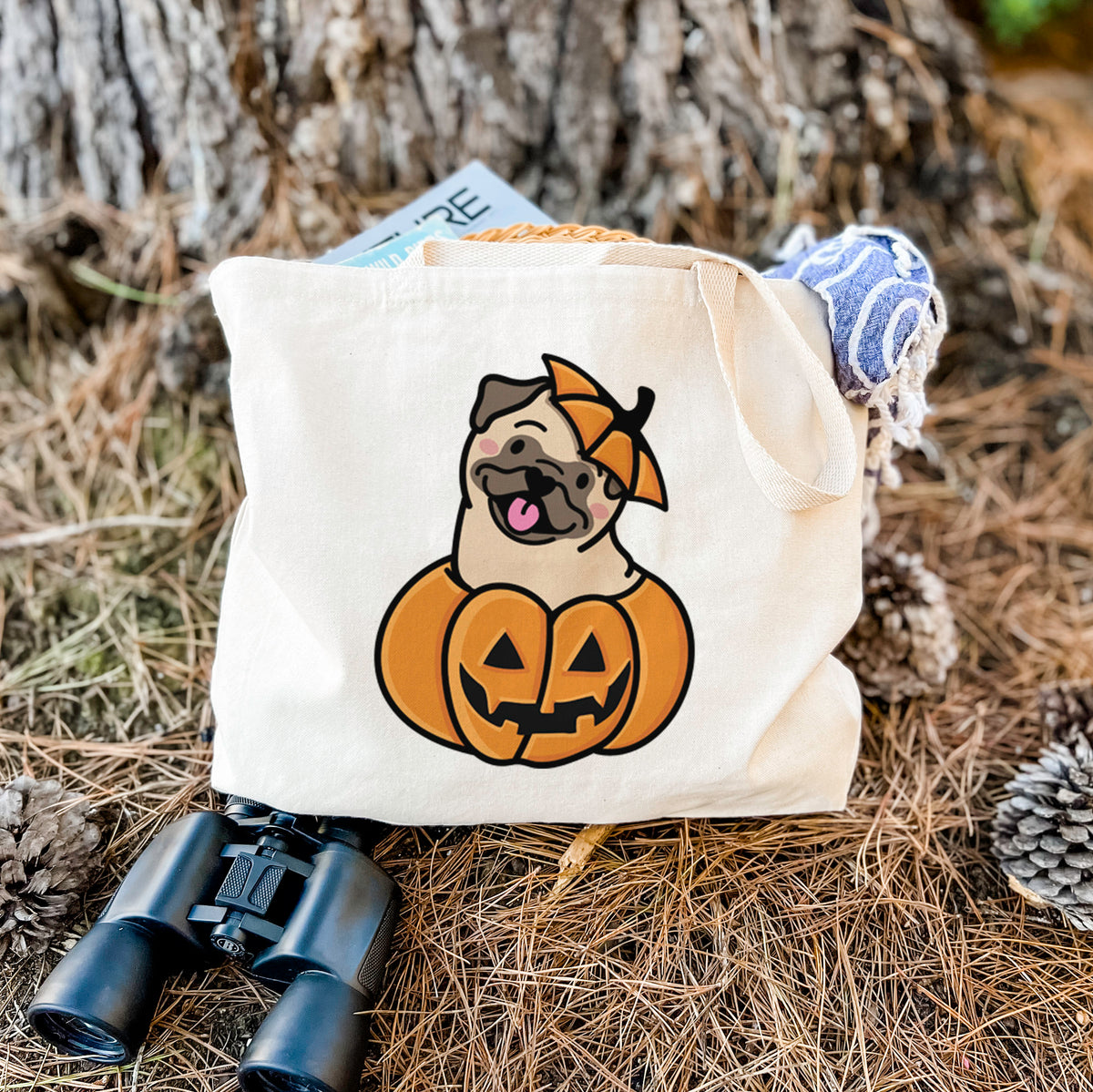 Pumpkin Pup - Pug - Tote Bag