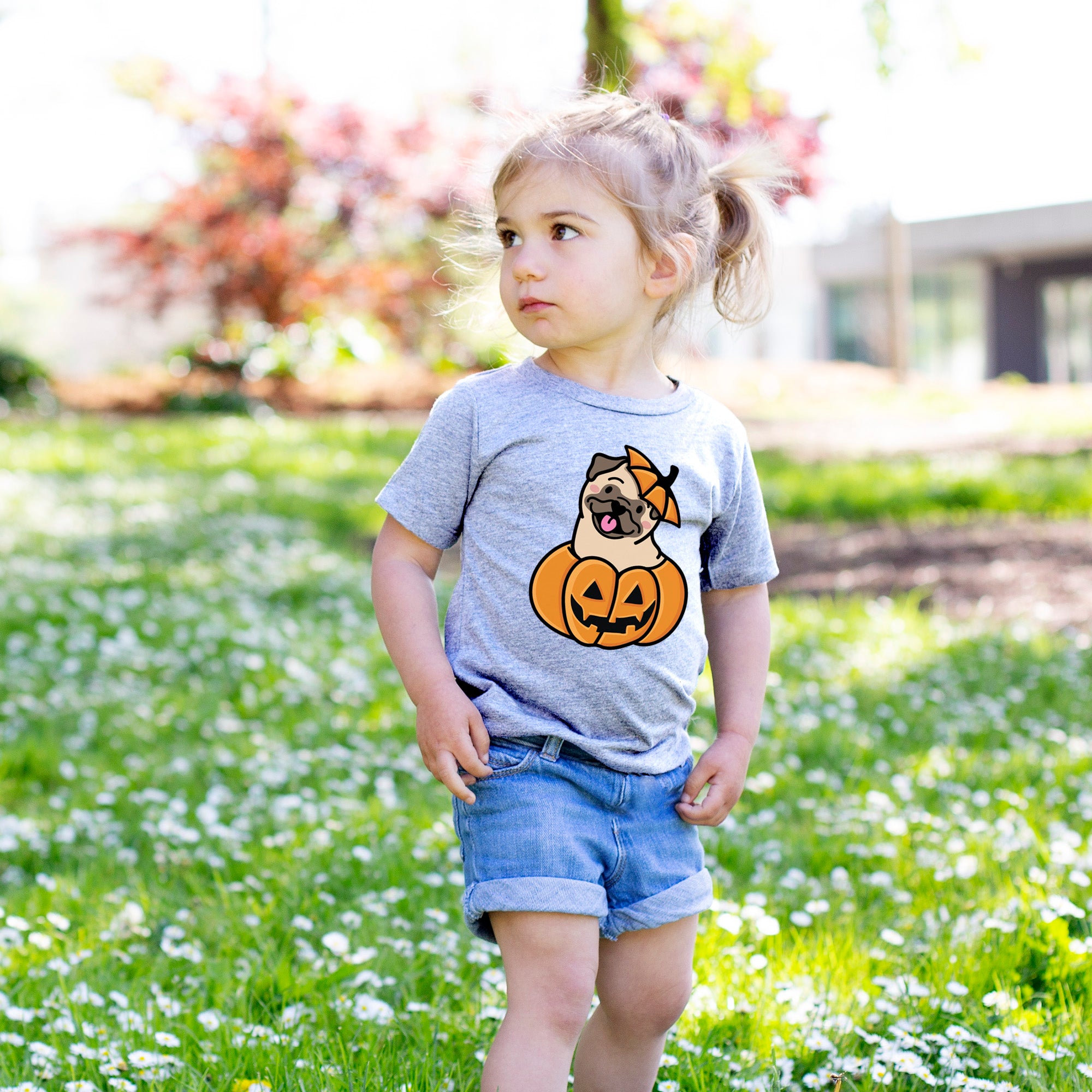 Pumpkin Pup - Pug - Kids/Youth/Toddler Shirt