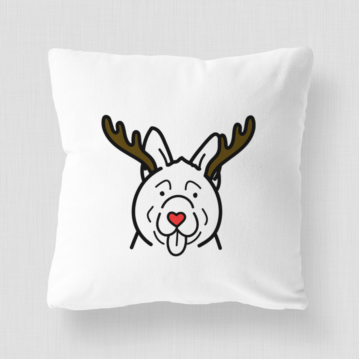 Love Always Akita - Throw Pillow Cover