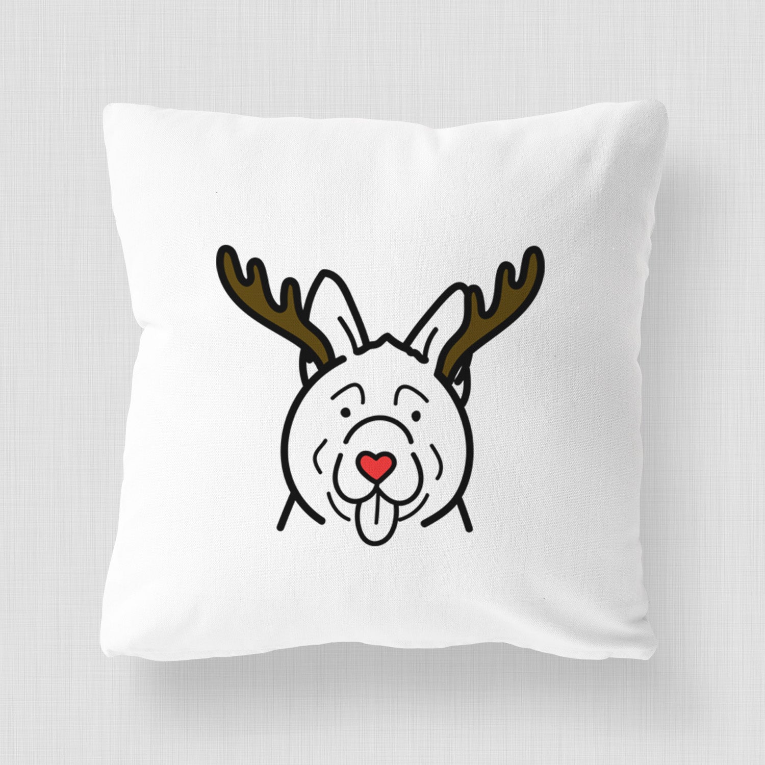 Love Always Akita - Throw Pillow Cover