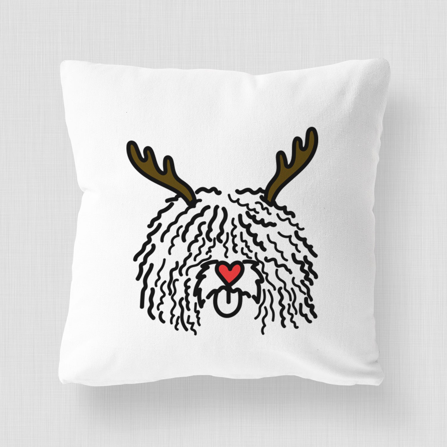 Love Always Spanish Water Dog - Alba -  Throw Pillow Cover
