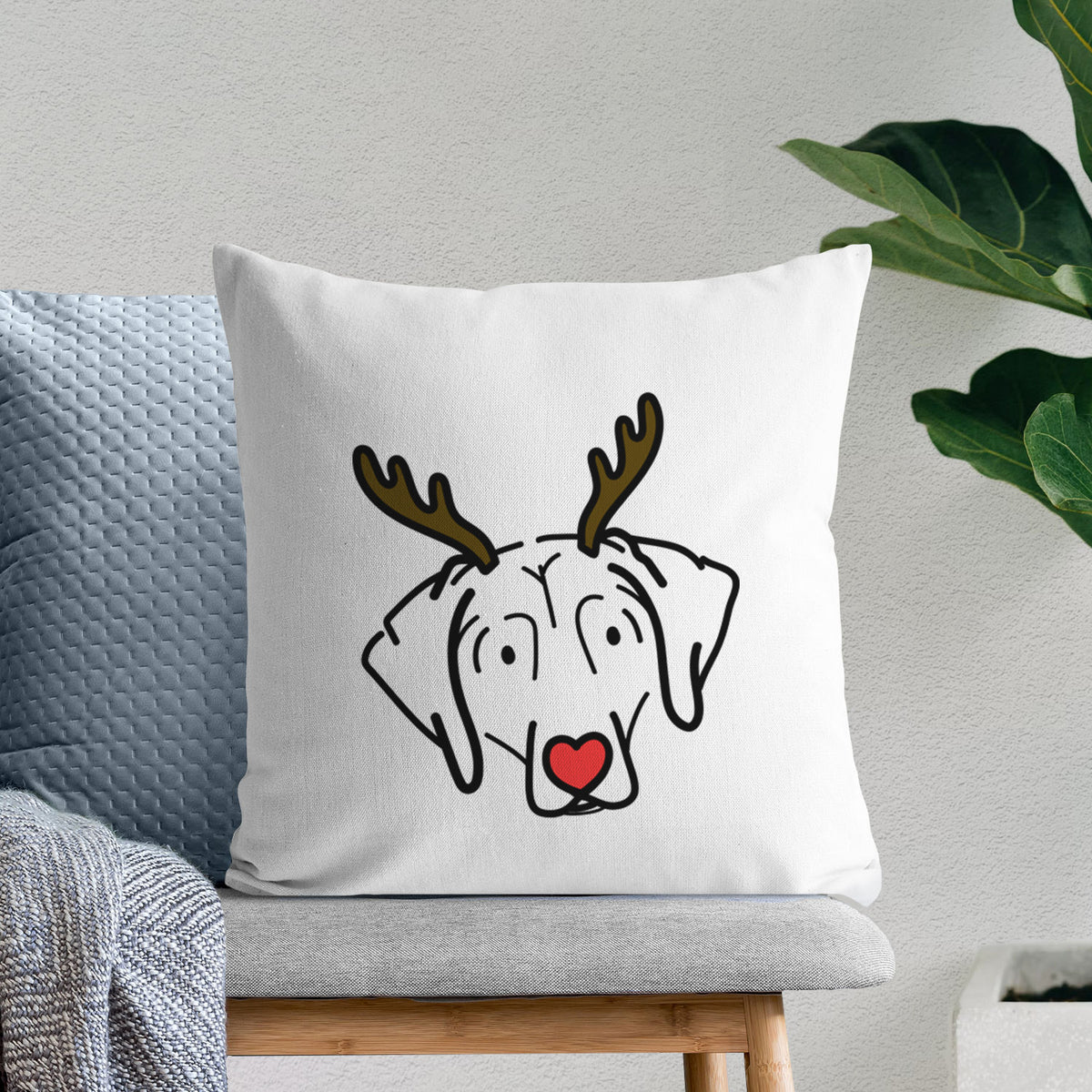 Love Always Beagle - Aly -  Throw Pillow Cover