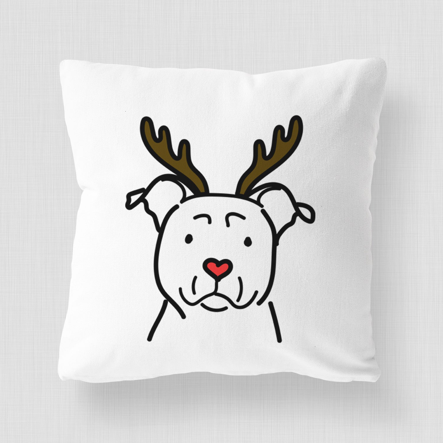 Love Always American Staffordshire Terrier - Throw Pillow Cover