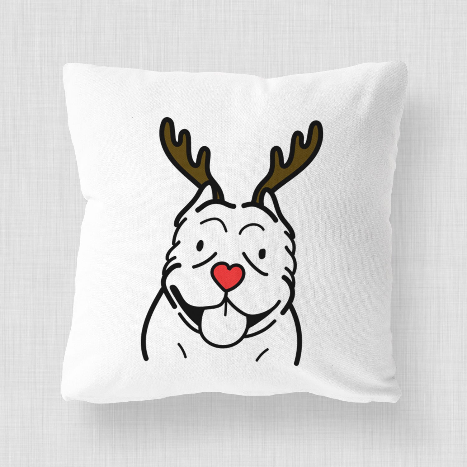 Love Always American Bully - Throw Pillow Cover