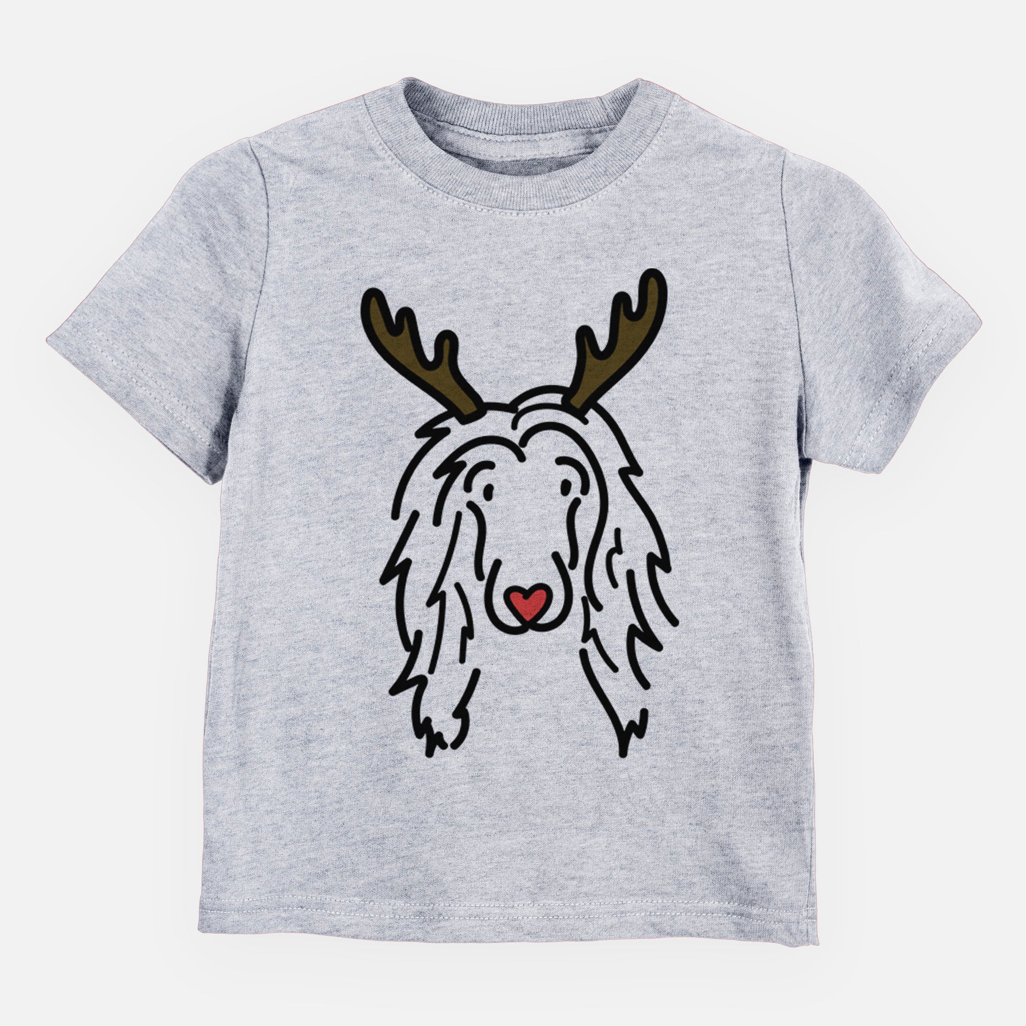 Red Nose Afghan Hound - Asher - Kids/Youth/Toddler Shirt