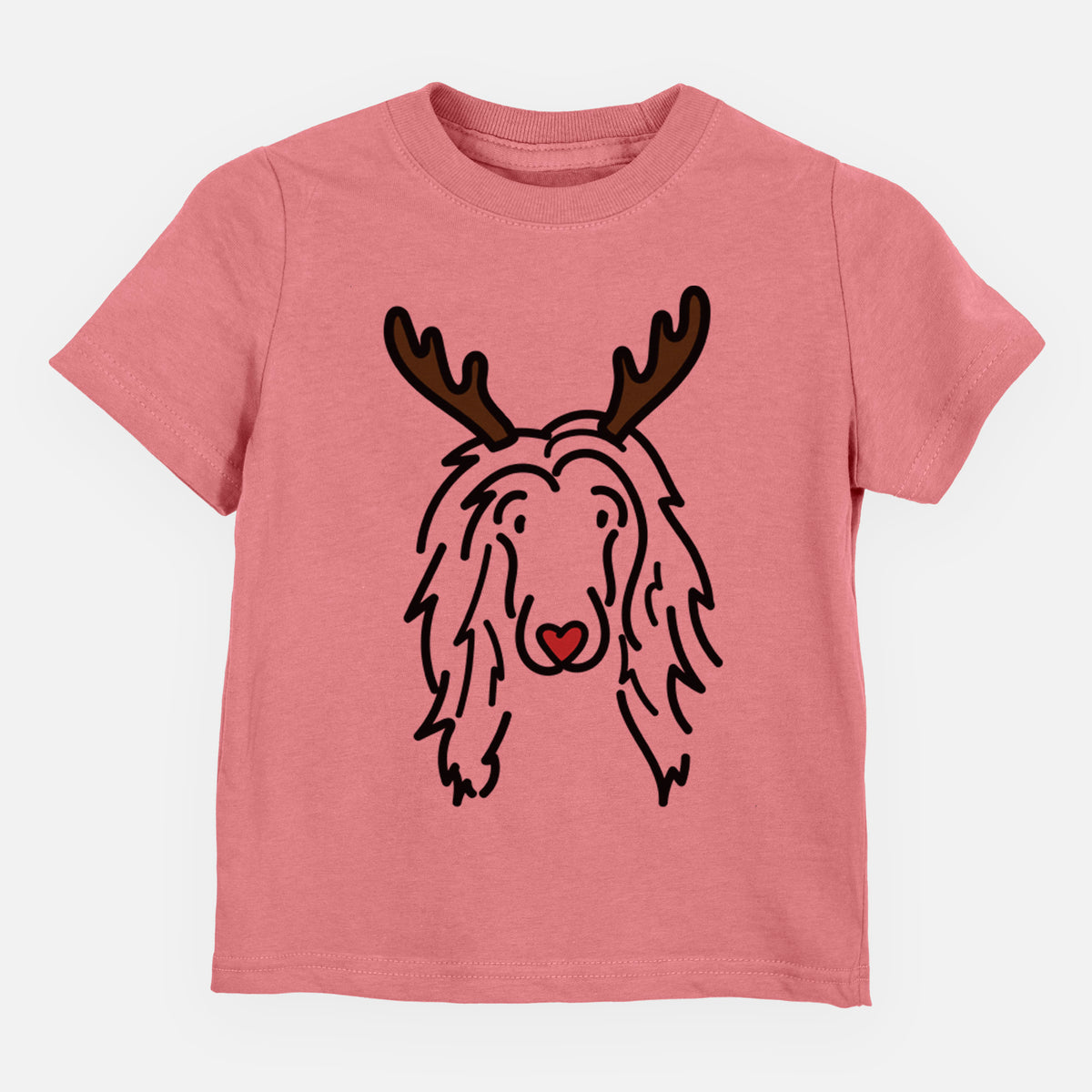 Red Nose Afghan Hound - Asher - Kids/Youth/Toddler Shirt