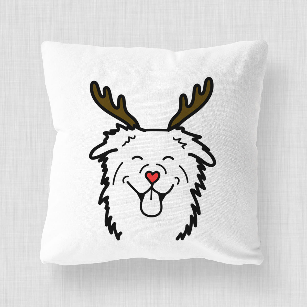 Love Always Australian Shepherd - Throw Pillow Cover