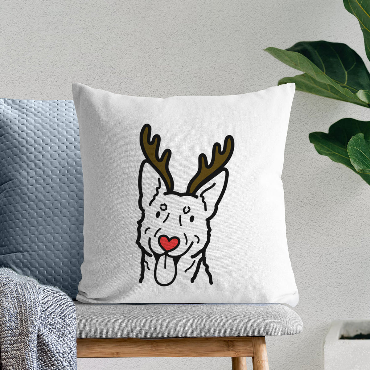 Love Always Australian Cattle Dog - Throw Pillow Cover